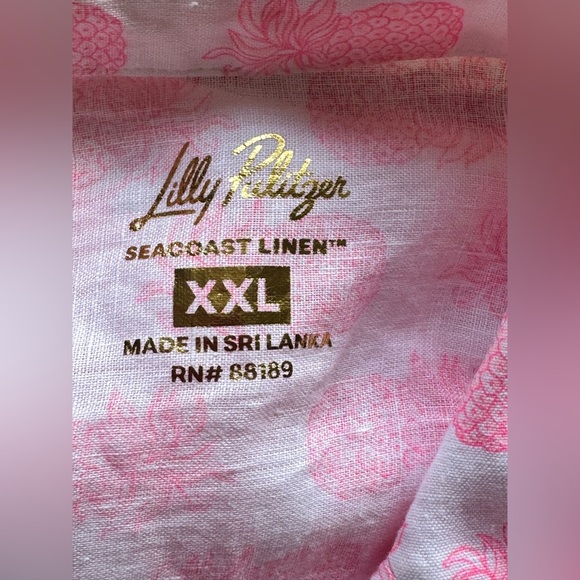 NWT Lilly Pulitzer Sea View Slice of Sunshine Button Down - Picture 7 of 13